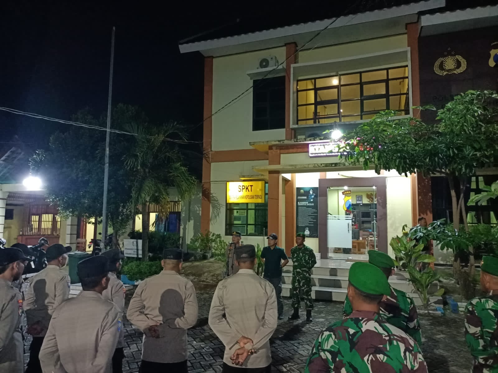 Apel Bersama Pengamanan Malam Tahun Baru 2026 di Kecamatan Temayang