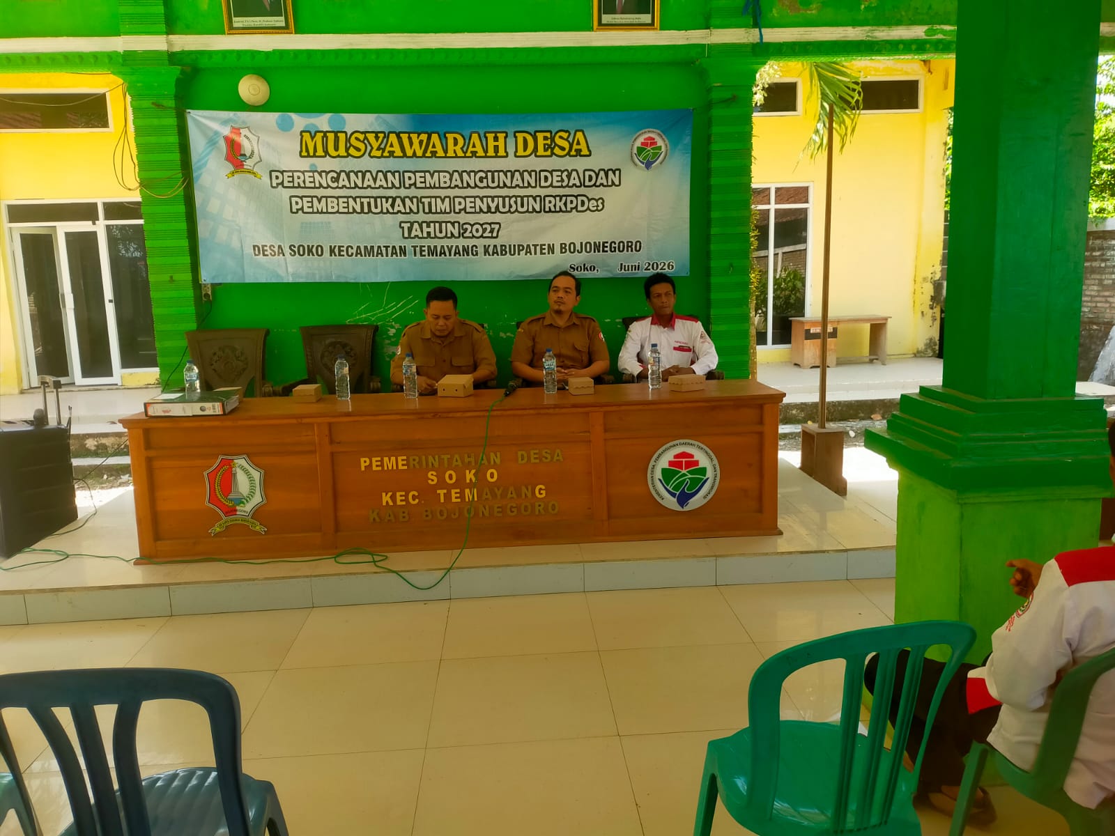 Kecamatan Temayang Hadiri Musdes PPD dan Pembentukan Tim Penyusun RKP Desa Tahun 2027 di Desa Soko