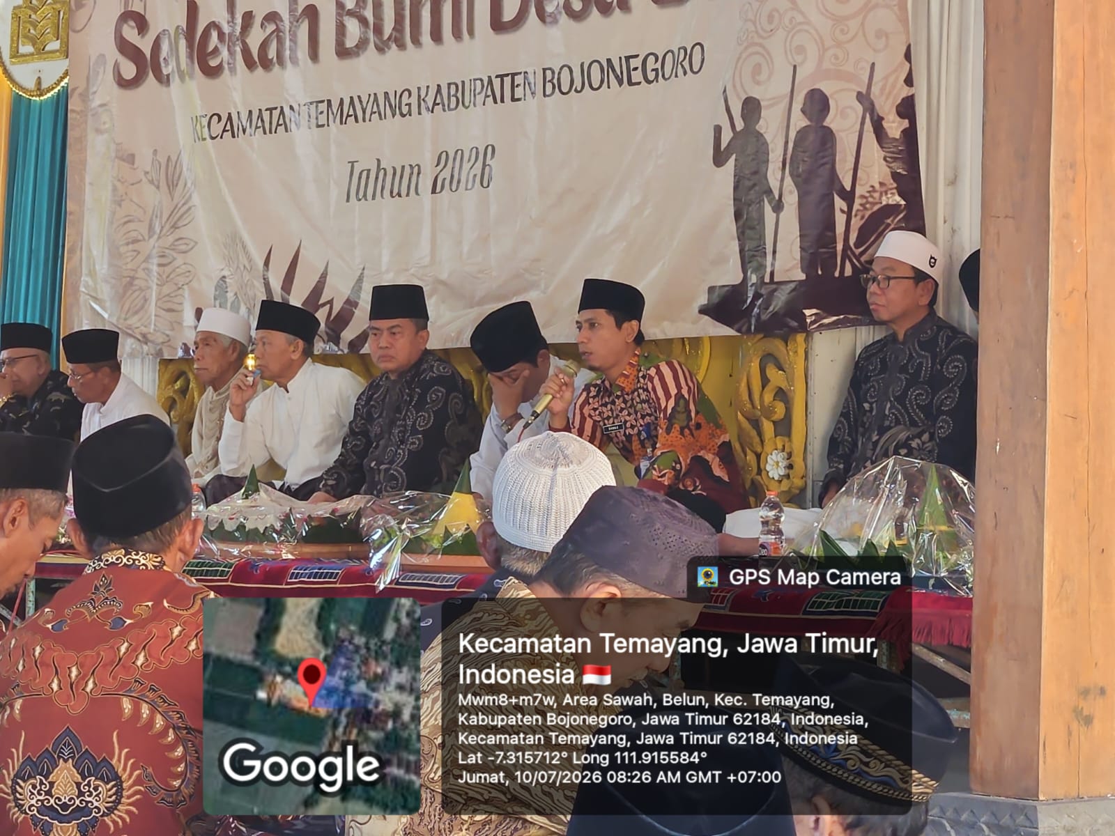 PLT CAMAT TEMAYANG HADIRI KEGIATAN SEDEKAH BUMI DESA BELUN TAHUN 2026