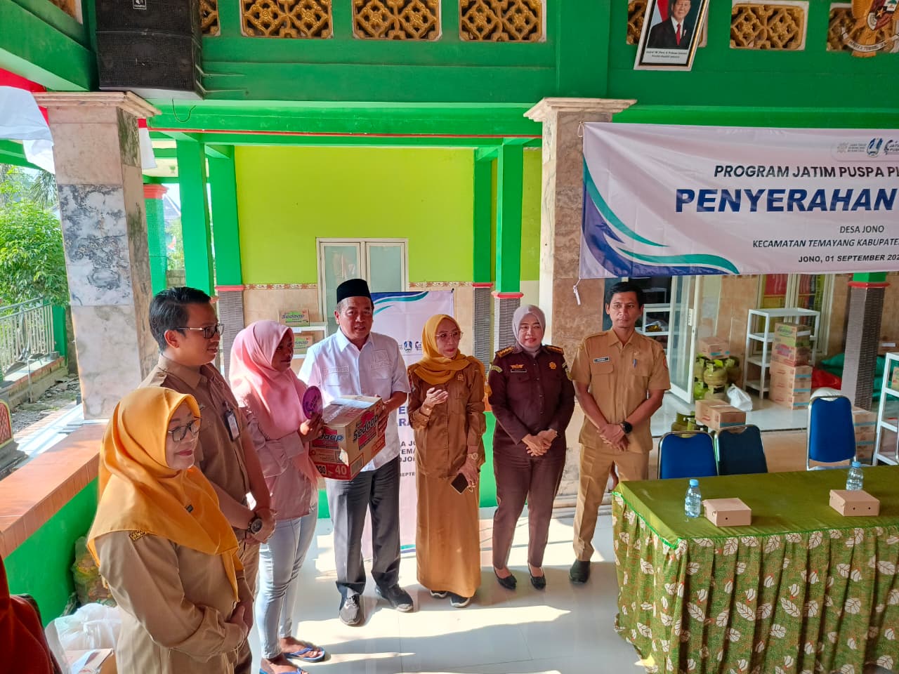 Penyerahan Bantuan Program Jatim Puspa Plus Tahun 2026 di Desa Jono